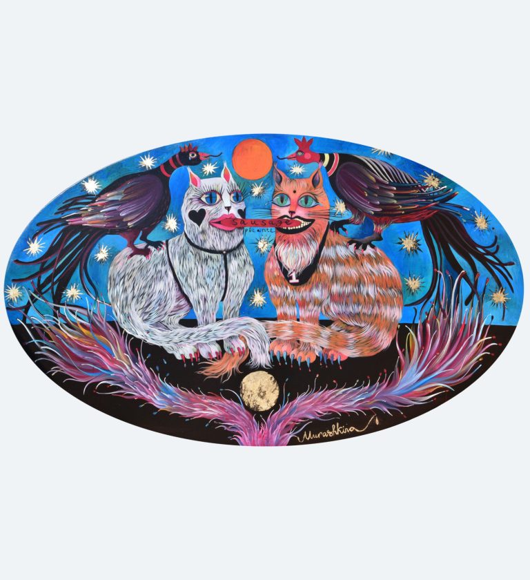 Cat Love by Nina Murashkina, 120 × 200 cm