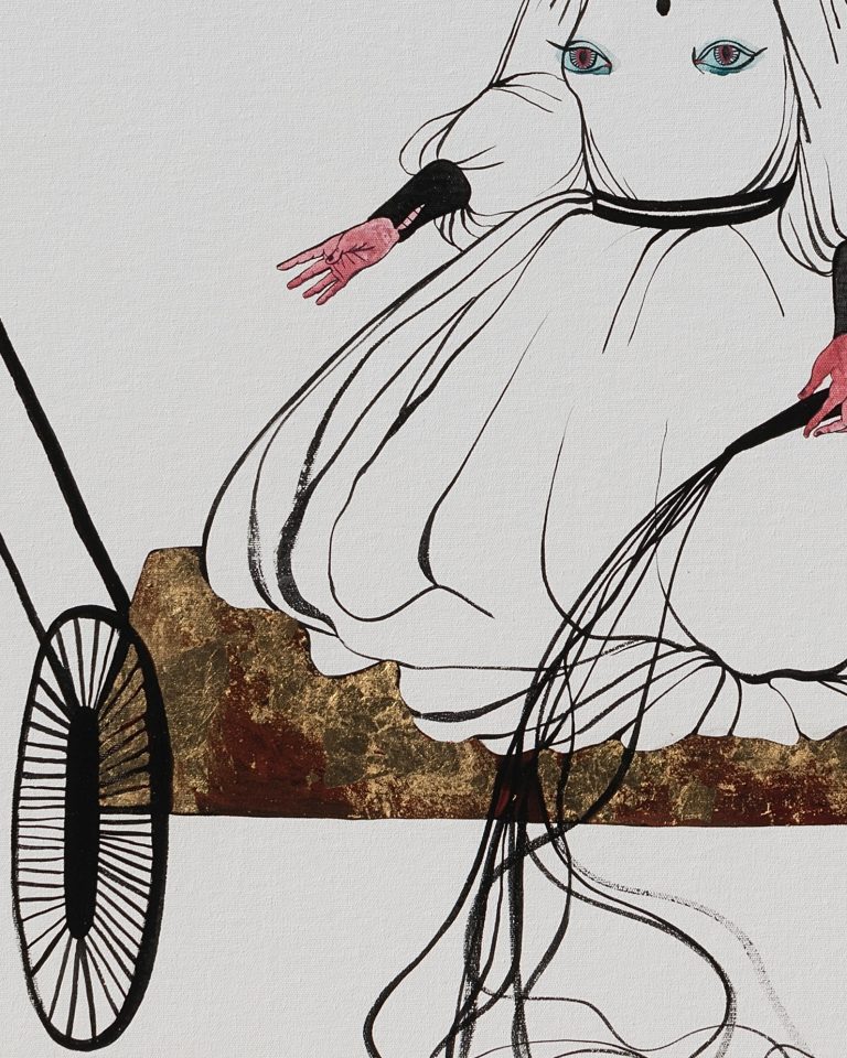 Her Way by Nina Murashkina, diameter 90 cm