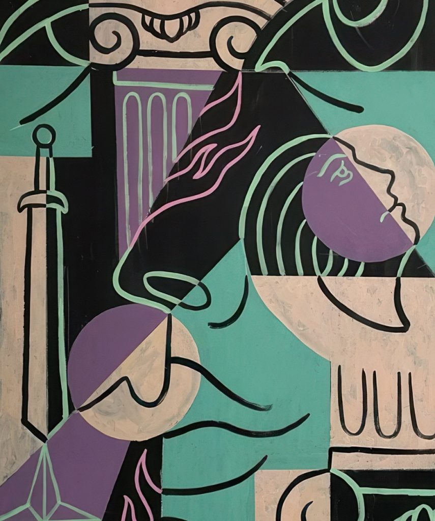 Disintegration by Eduard Rybalevskyi, 140 × 95 cm