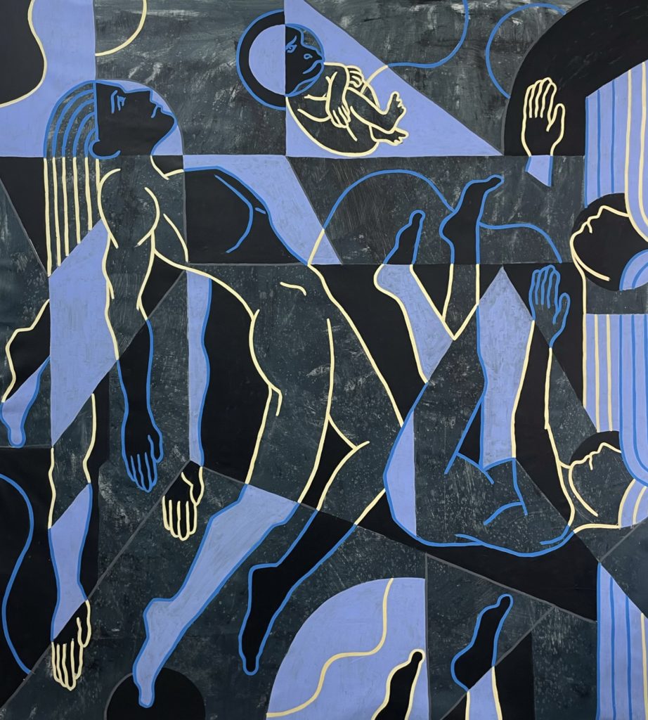 Weightlessness by Eduard Rybalevskyi, 225 × 200 cm