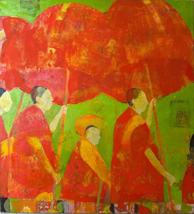 Парасолі — Блудов Андрій, 120 × 110 см