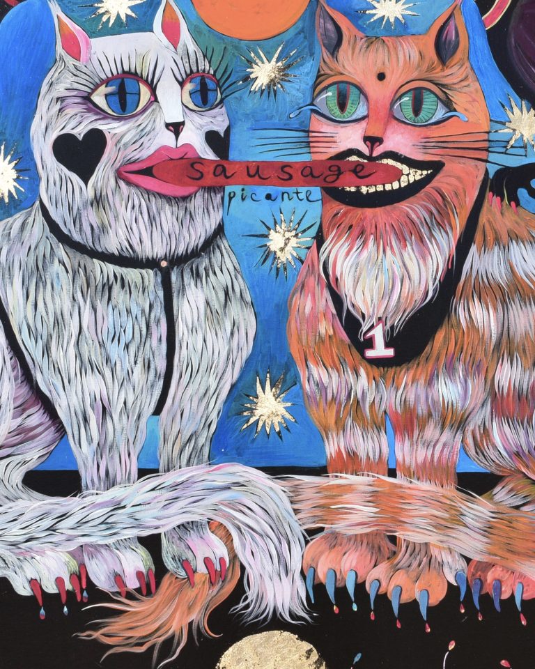 Cat Love by Nina Murashkina, 120 × 200 cm