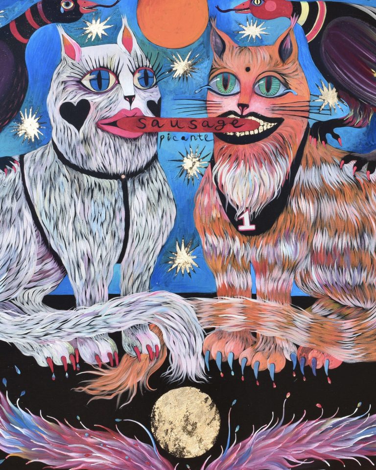 Cat Love by Nina Murashkina, 120 × 200 cm