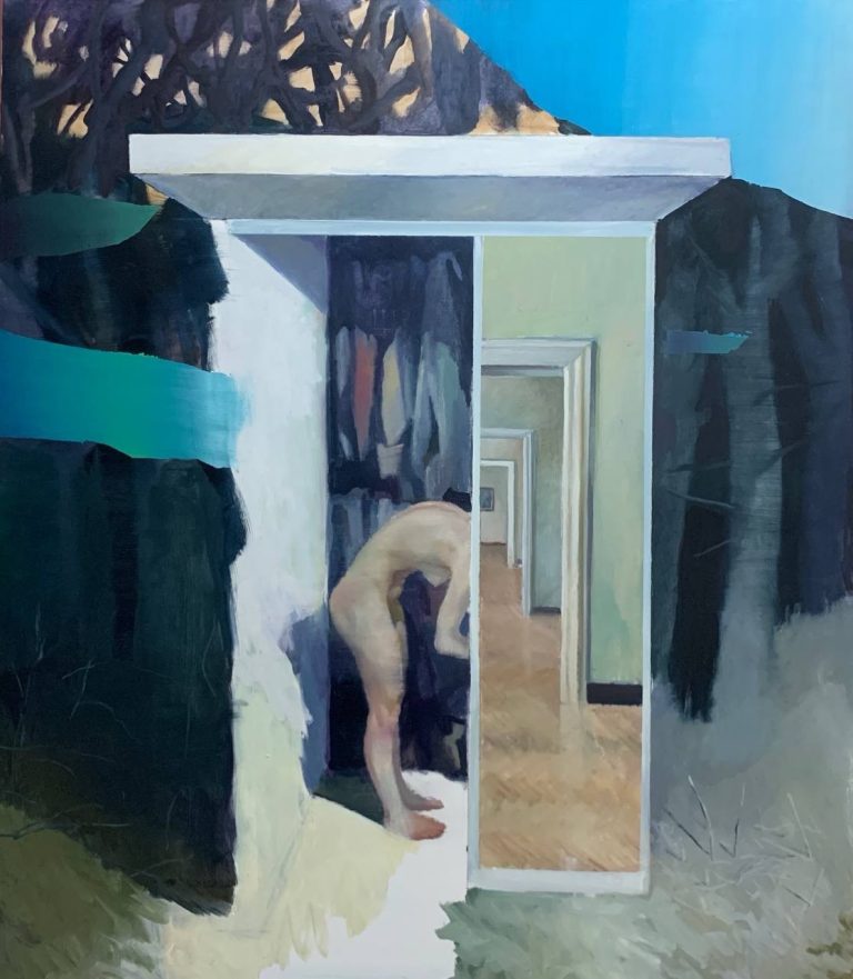 Fragments of Presence by Yurii Denysenkov, 150 × 130 cm