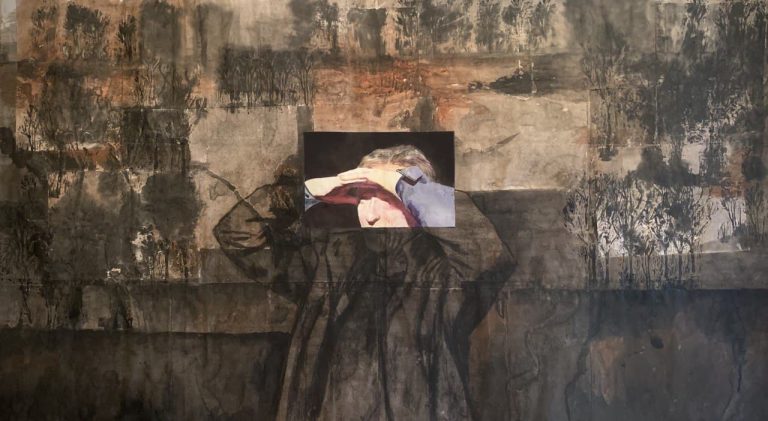 The Gaze by Yurii Denysenkov, 85 × 155 cm