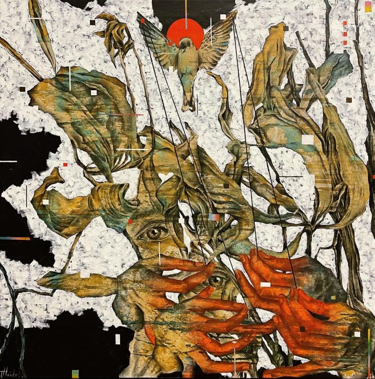 In Search of Wind by Taras Haida, 80 × 80 cm