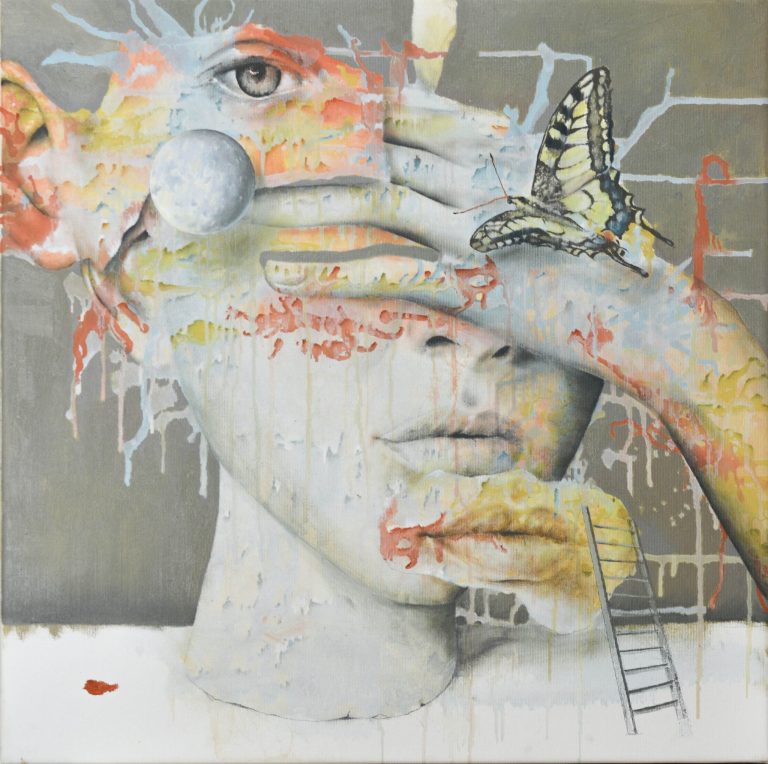 A Place Where Larvae Nest by Taras Haida, 50 × 50 cm