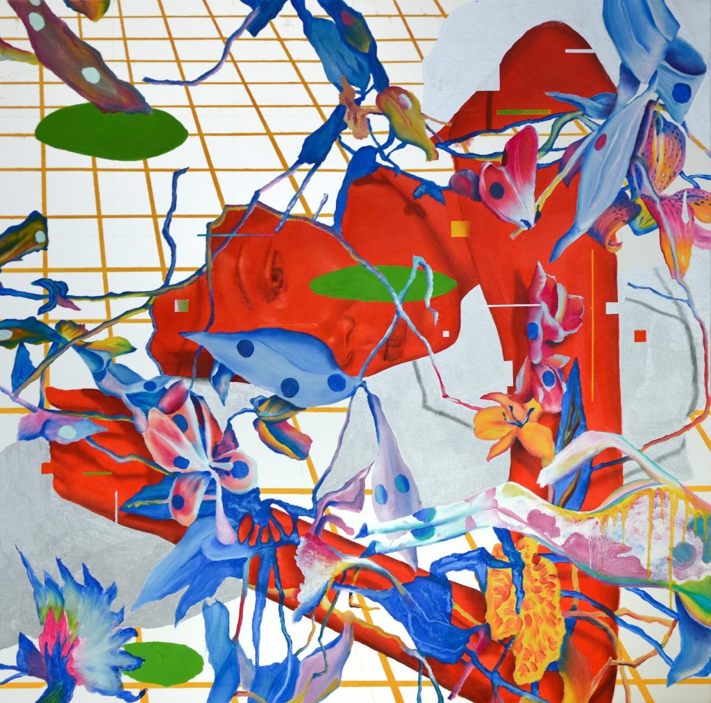 Observation of Time by Taras Haida, 90 × 90 cm