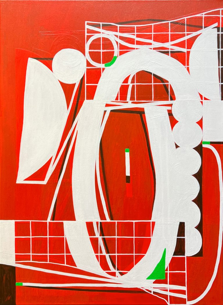 Replacement by white 2 by Vitalii Hrekh (Dilk), 70 × 50 cm