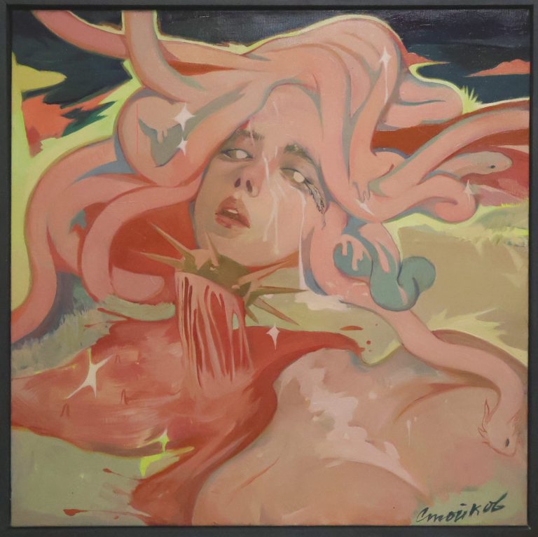 Medusa by Stefan Stoikov, 60 × 60 cm