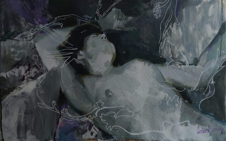 Сон — Стойков Стефан, 38 × 61 см