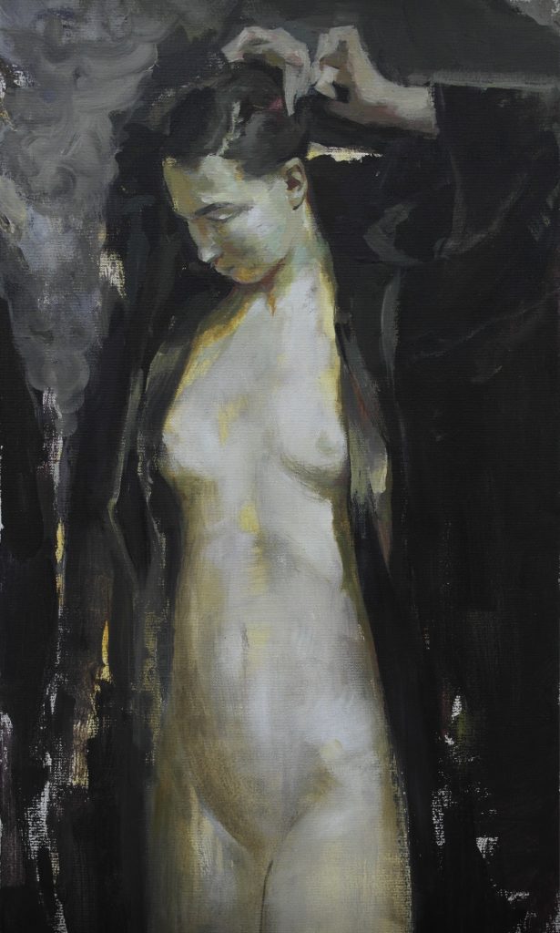 Lily by Stefan Stoikov, 100 × 50 cm
