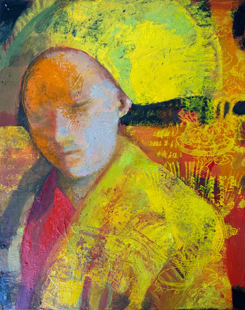 Face by Andrii Bludov, 45 × 40 cm