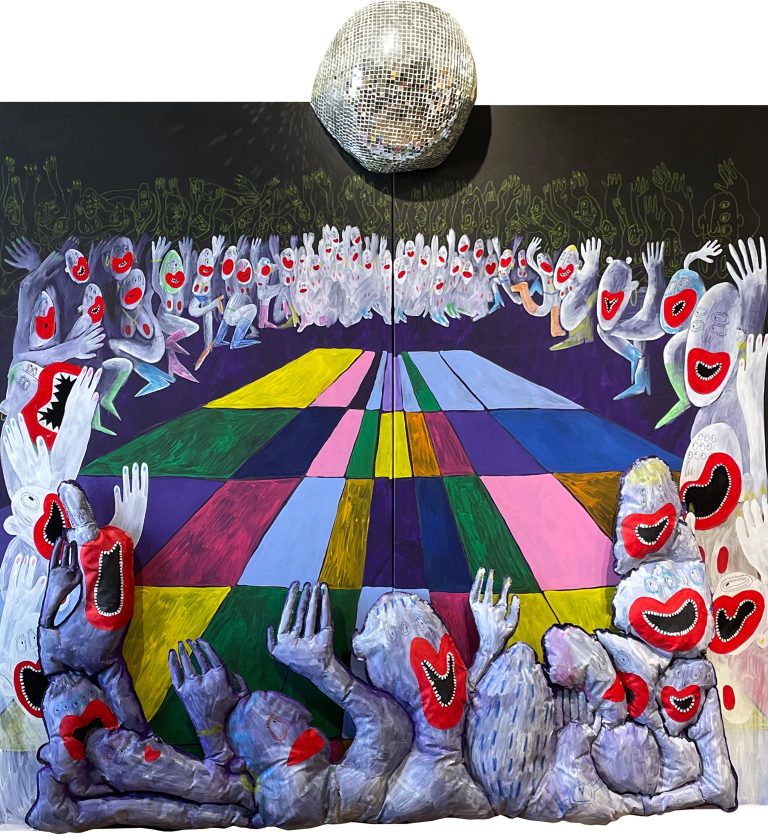 Disco Ball by Sasha Luneva, 200 × 180 cm