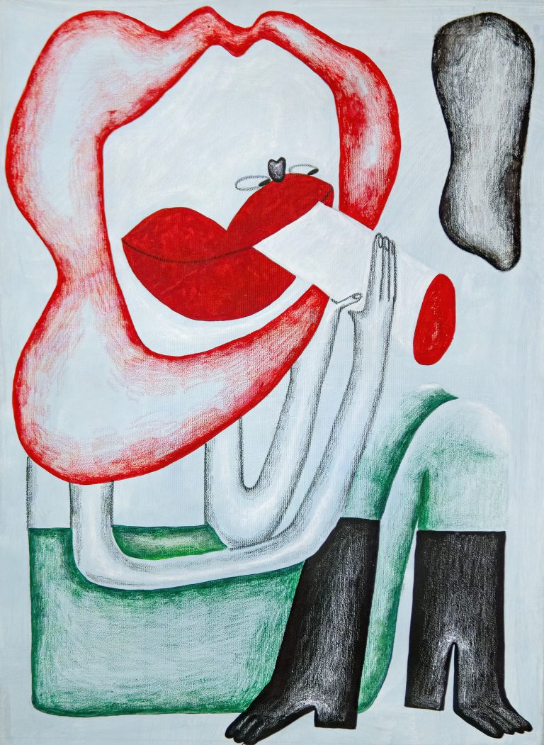Cigarette by Sasha Luneva, 75 × 55 cm