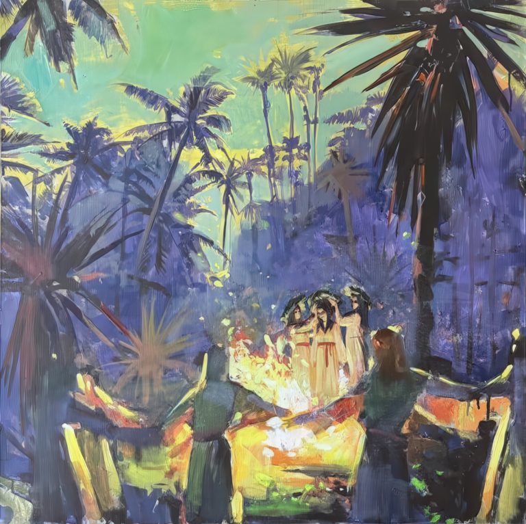 Travels by Eduard Potapenkov, 100 × 100 cm