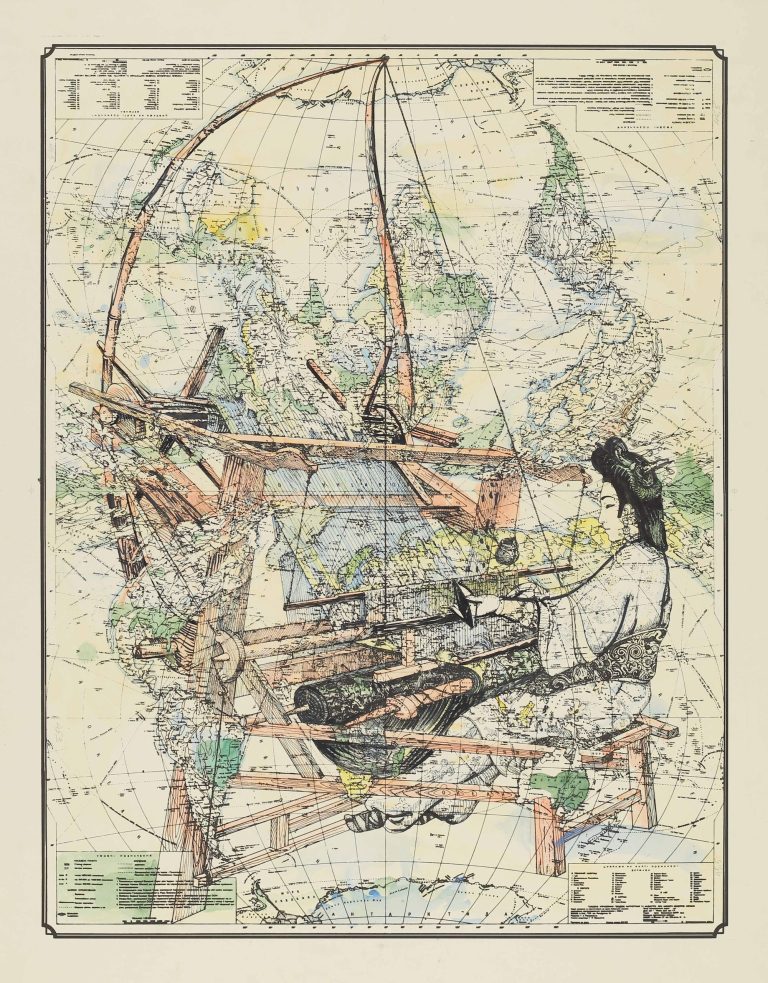 Схід (ткацтво) — Соломко Юрій, 113 × 100 см