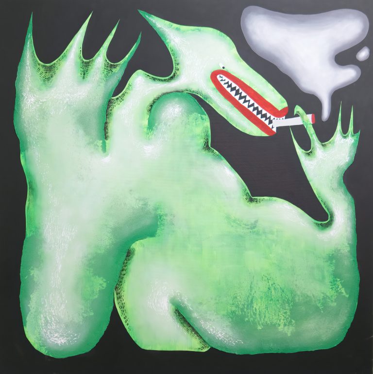 Dark Room by Sasha Luneva, 100 × 100 cm