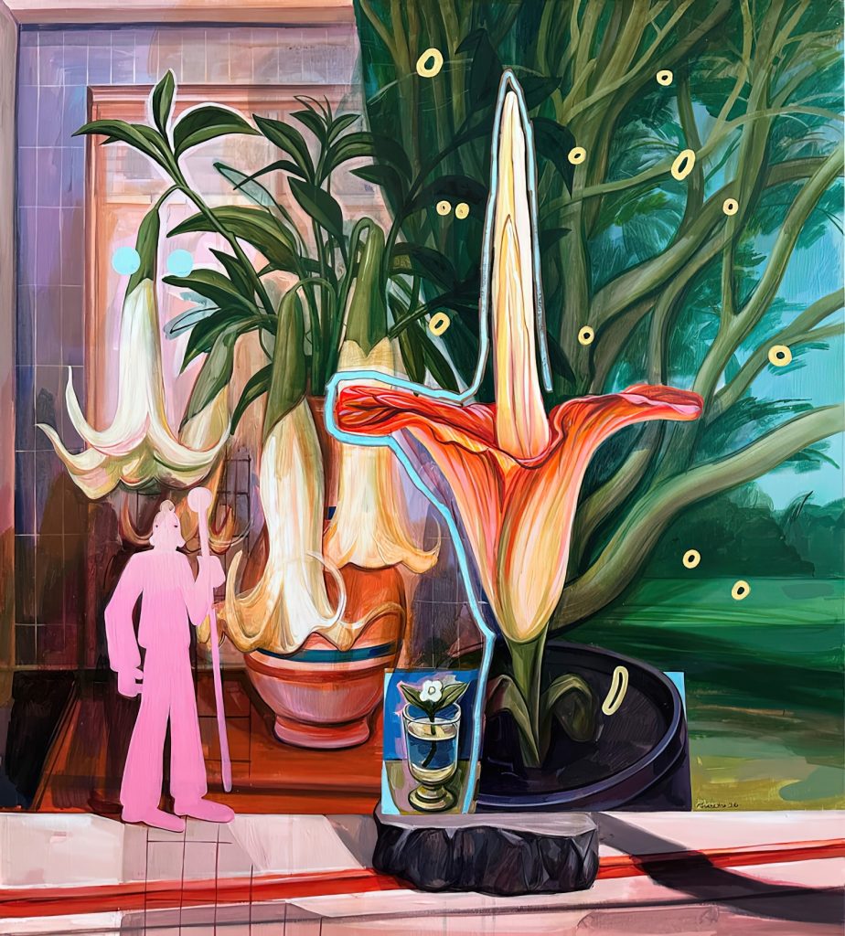 Plant Kingdom #4 by Hrekh Serhii (Feros), 100 × 90 cm