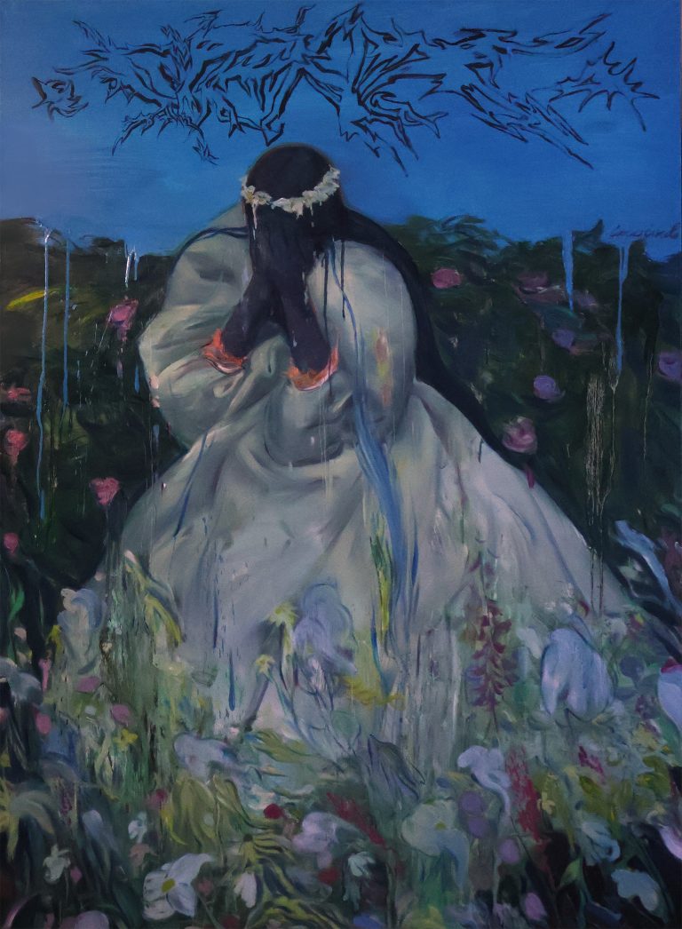 Crying Yokai by Stefan Stoikov, 165 × 120 cm