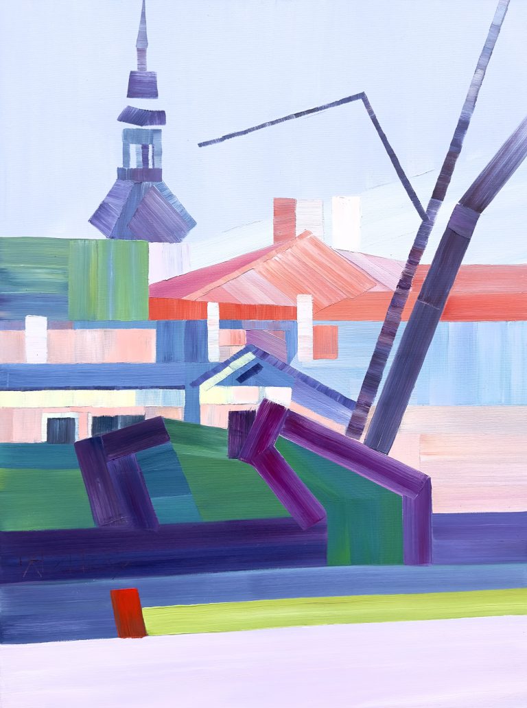 Landscape by Nata Levitasova, 80 × 60 cm